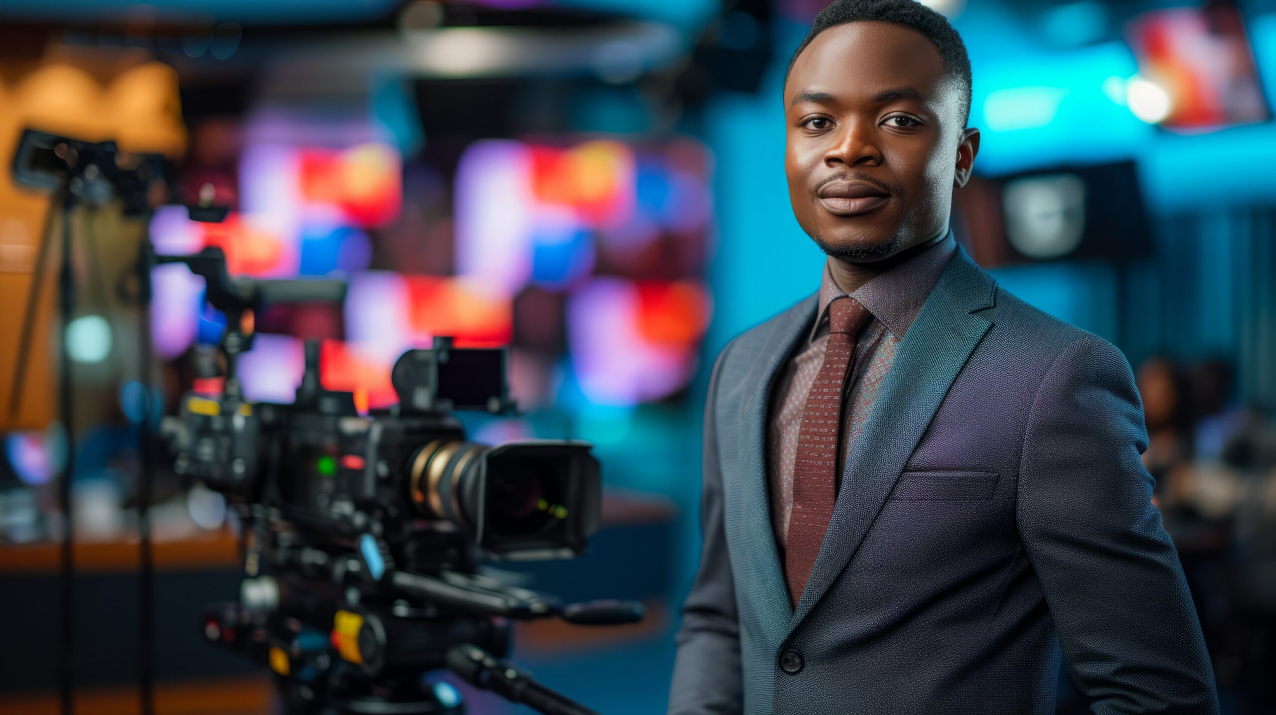 WVTC TV anchor on camera